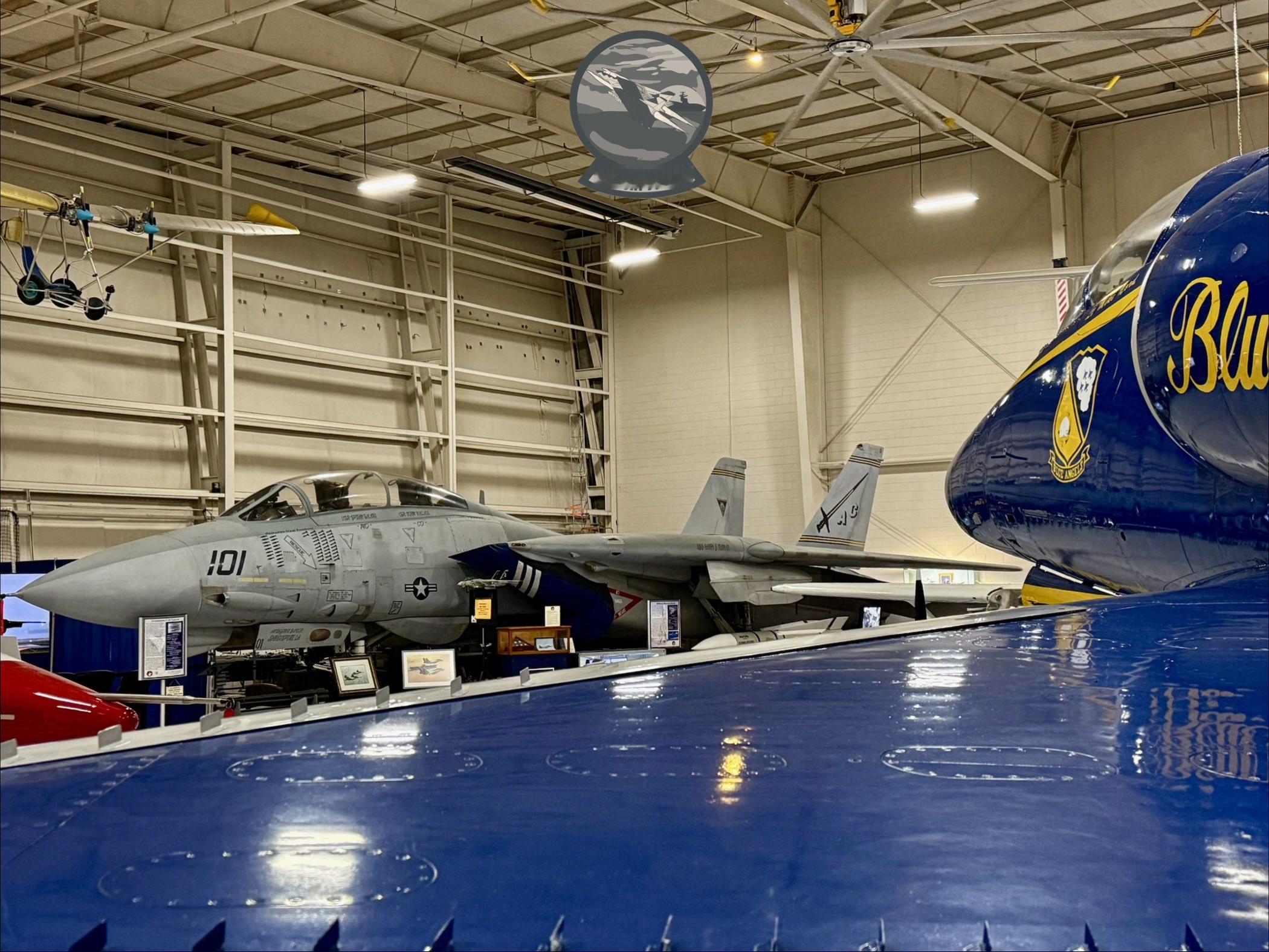 猫宁。在博物馆颐养天年的F-14大猫 