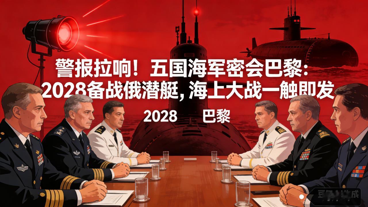 警报拉响！五国海军密会巴黎：2028备战俄潜艇，海上大战一触即发
 
据法国《费