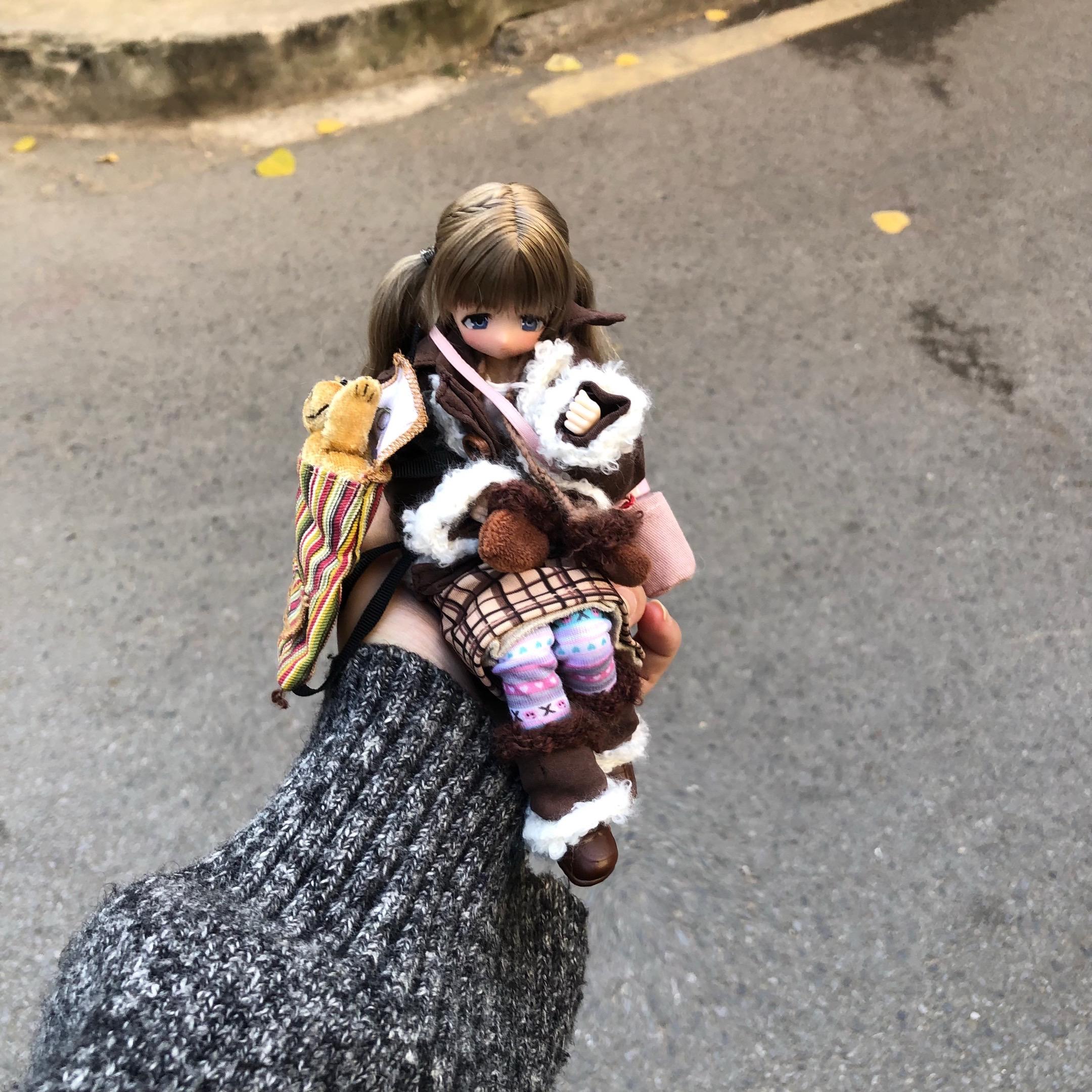 许愿和小熊一起度过冬天。