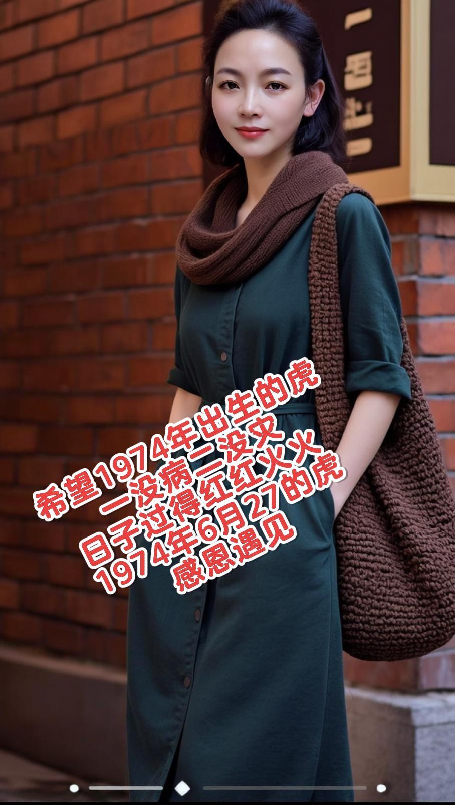 74年的虎转眼52虚岁了，时间过得真快，一晃就老了，希望我们余生平安健...