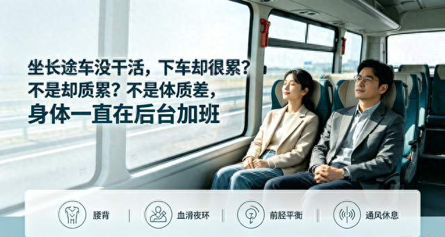 坐长途车明明没活动，下车却浑身疲惫？