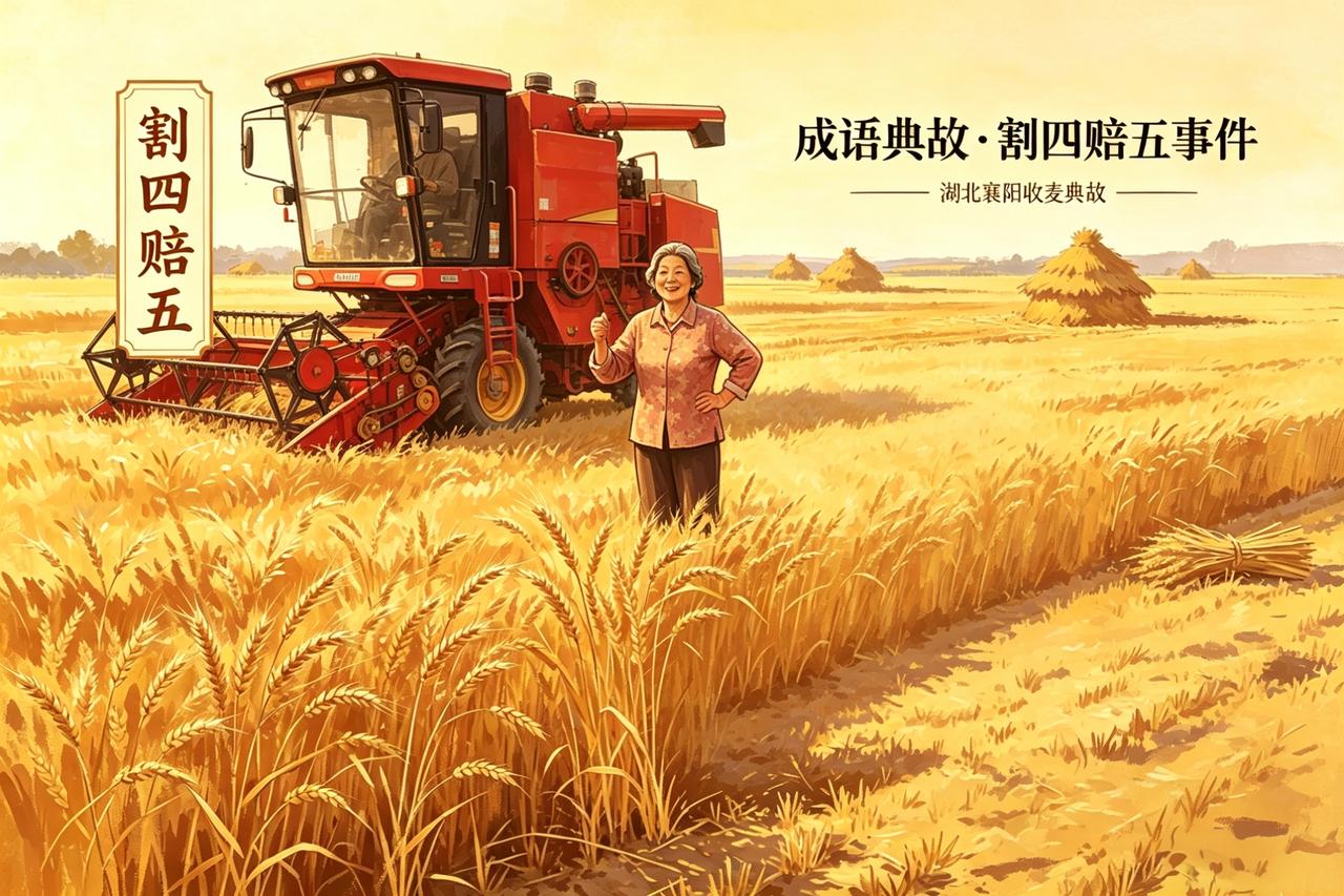 成语《割四赔五》典故，
（和豆包共同创作，请鉴赏。）
公元二零二六，岁在丙午，时