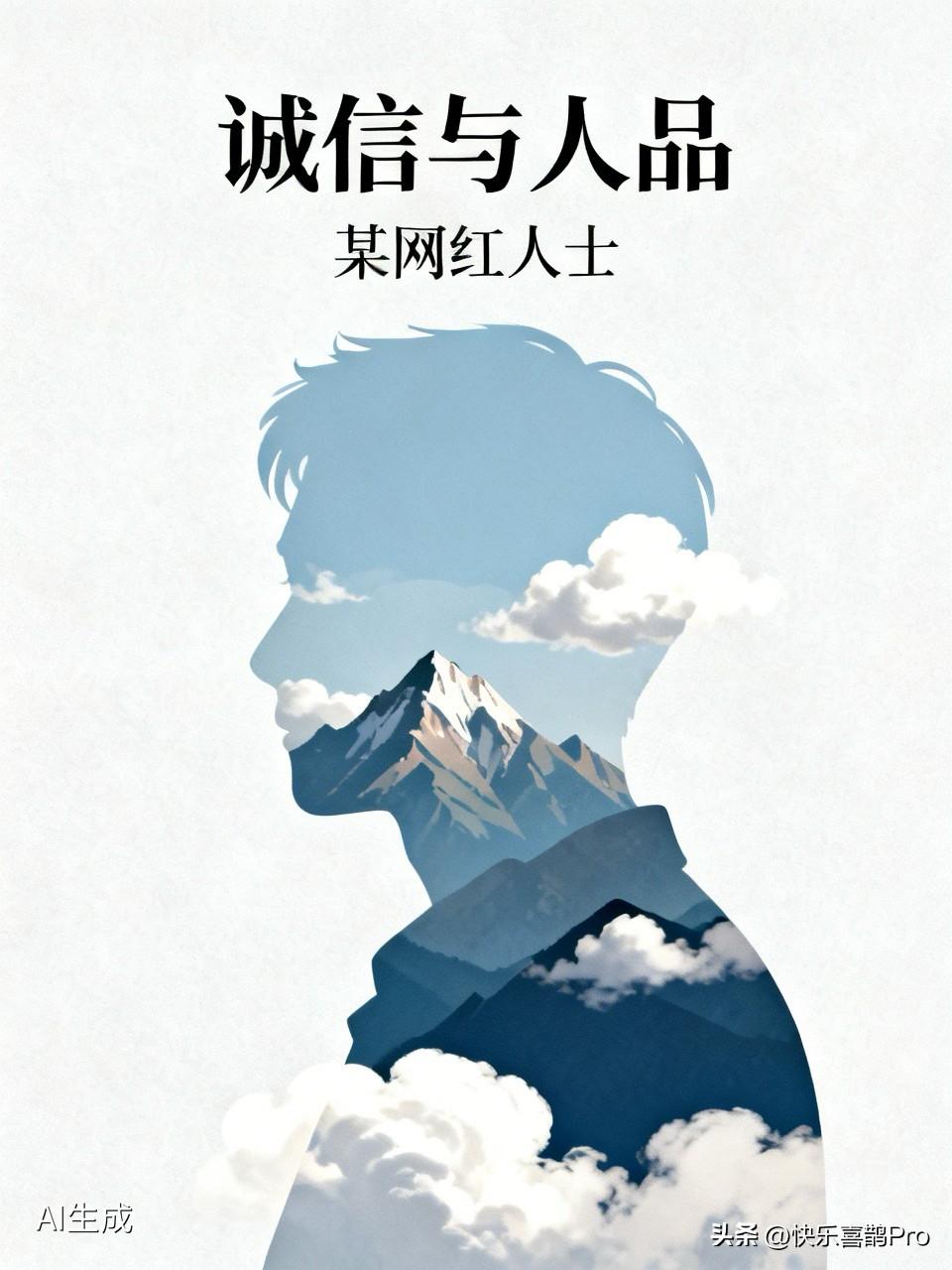 诚信决定着你的人品
某网红人士
最近挺火
先是为资本电影站台
号召北京市民给个面