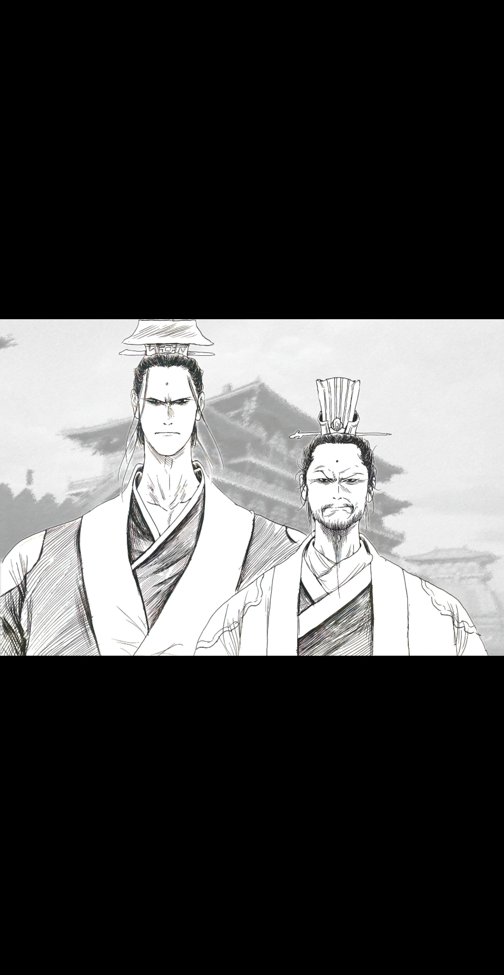 假如秦末三君主和汉末三君主合影——