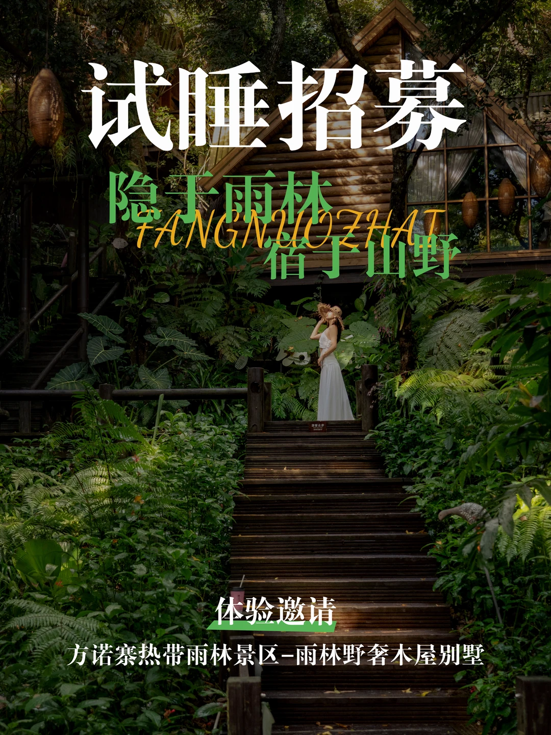 试睡招募 | 来自热带雨林的邀请