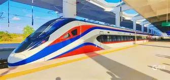 中国给老挝建的铁路，运行时速160公里，在中南半岛四国是最先进的，比美国、印度等