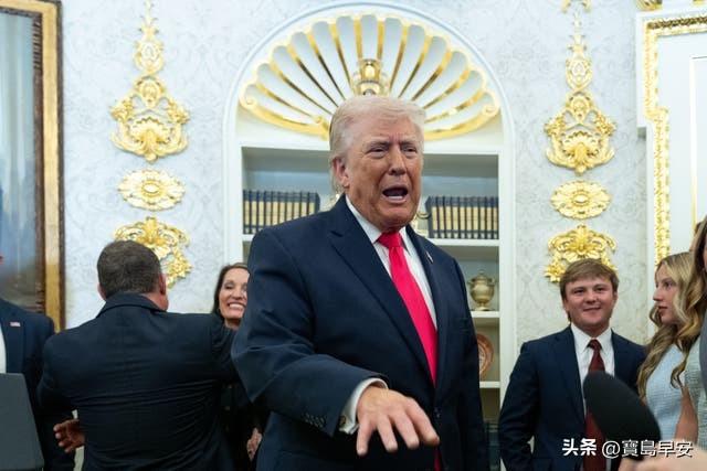 特朗普：快谈妥了
今天凌晨，美国总统特朗普在受访时谈到美伊在第三中间人的调和下开