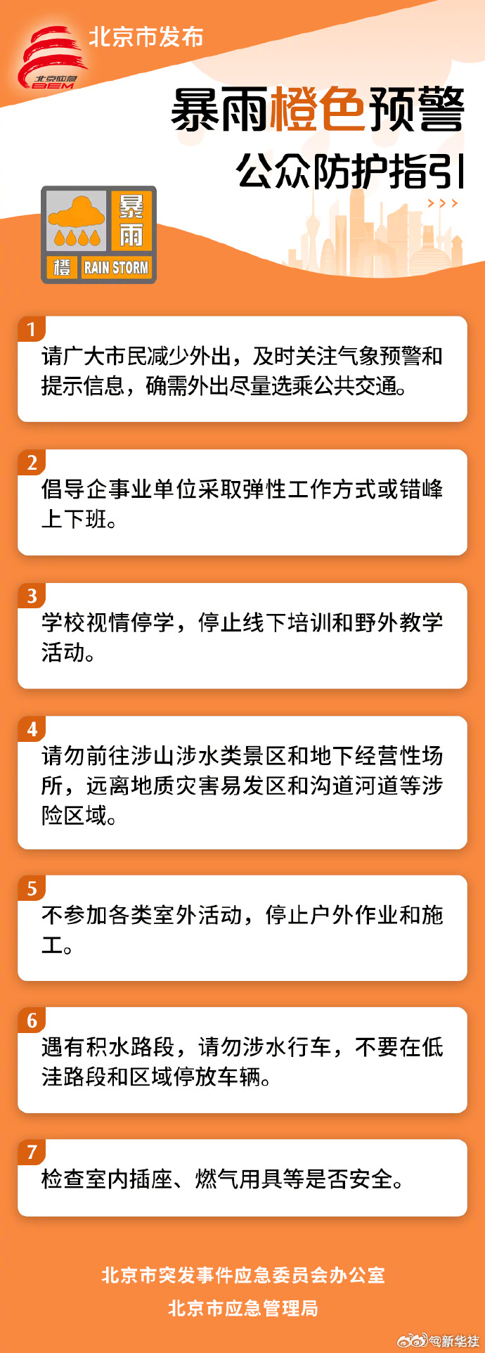 【转发周知！#北京多区发暴雨红色预警#】 北京市气象台4日9时10分升级发布暴雨