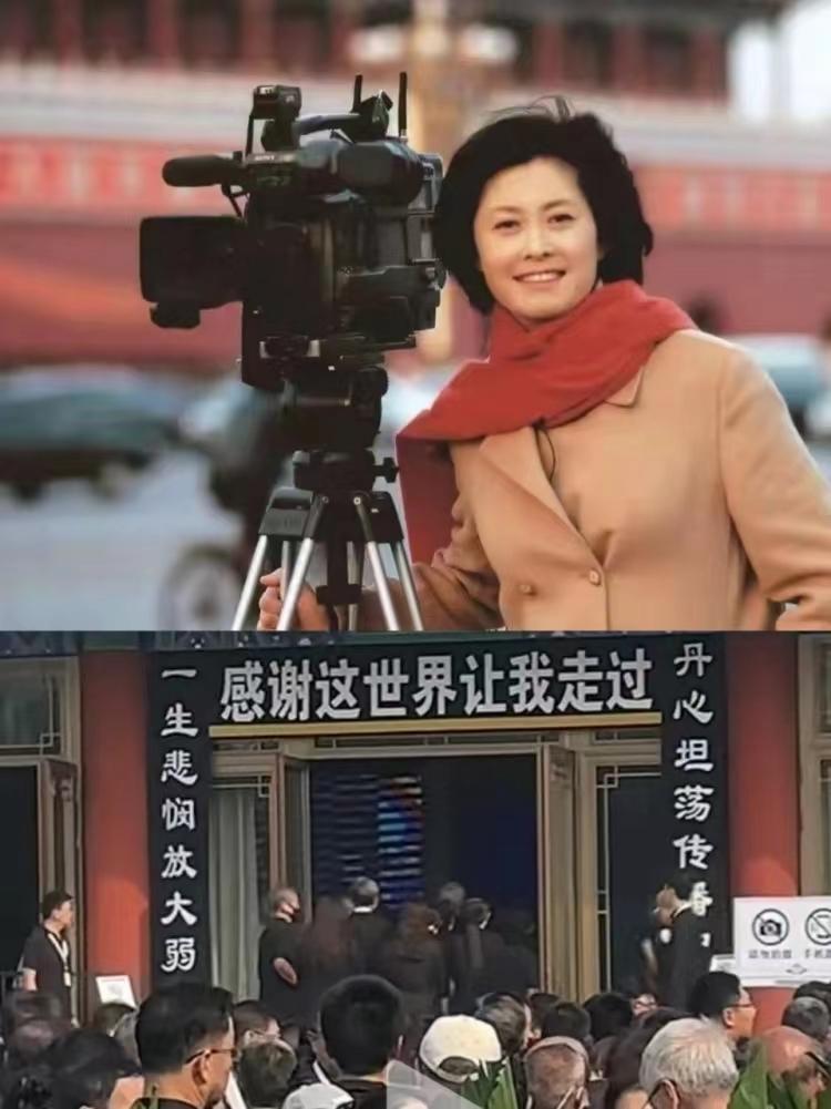 敬一丹的告别仪式上，朱军、朱迅、水均益、韩乔生那些熟悉的面孔，一个接一个走进八宝