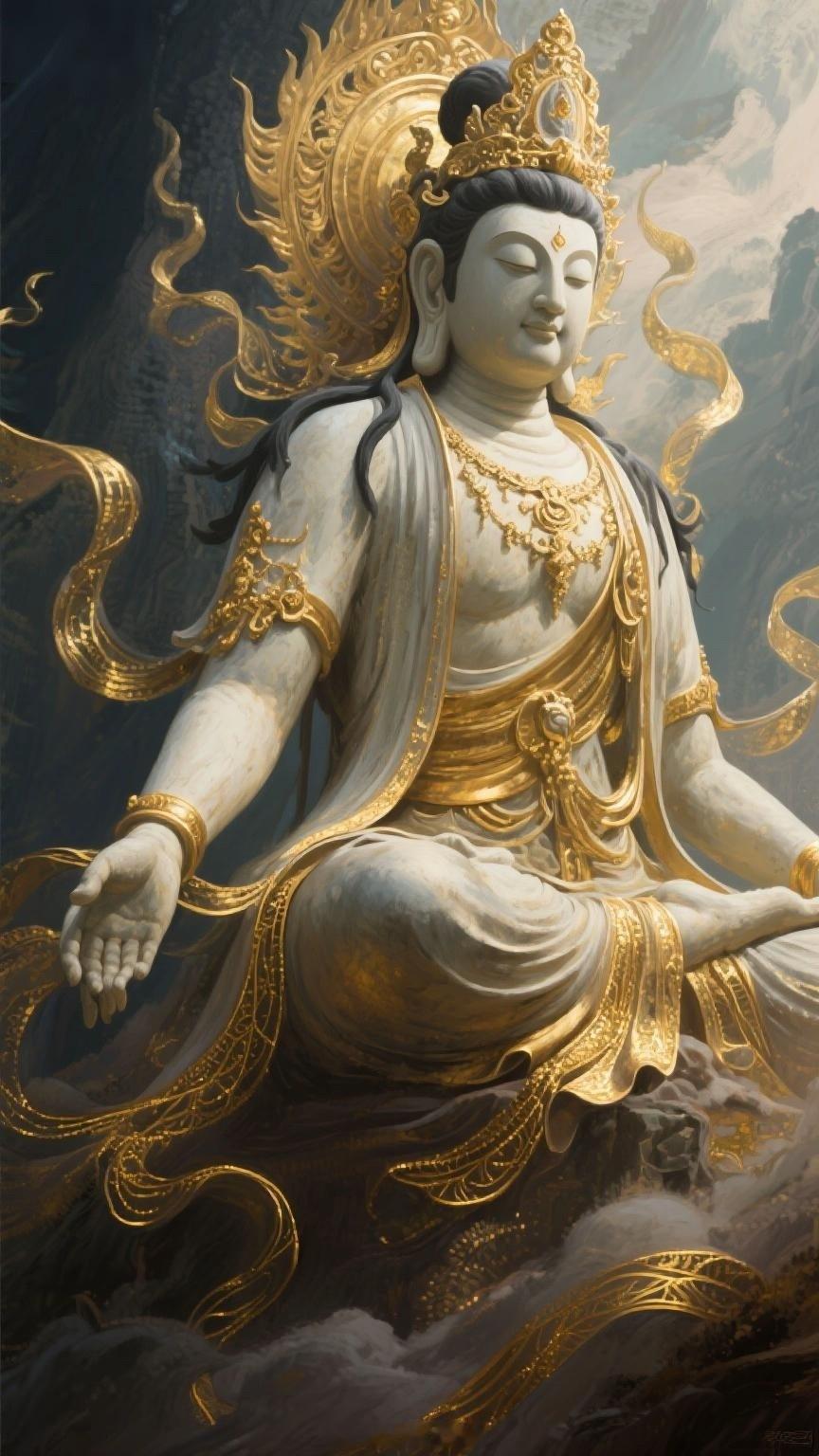 礼赞菩萨，喜气临身，今年爱情事业双丰收！3s内转发 ，你会收到源源不断的好运气！