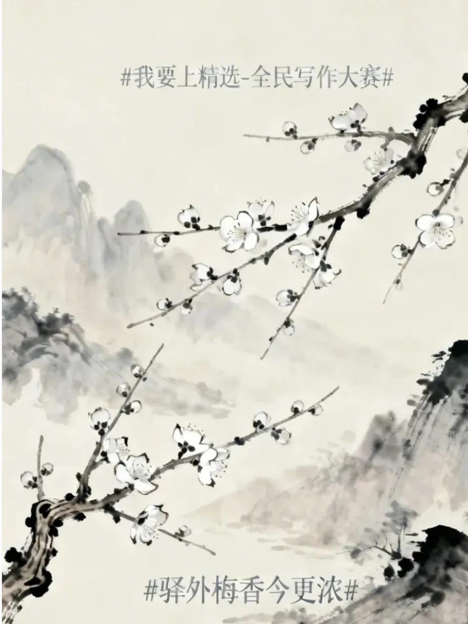 驿外梅香今更浓

中国人爱梅，爱的是风雪中那身不屈的风骨。

自古而今，咏梅之作