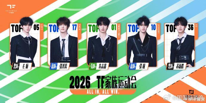 2026TF家族运动会分队来袭 别管分队怎么样，反正到时候肯定全是表情包产出现场