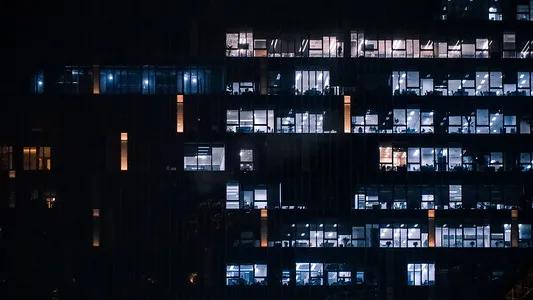 ◆深夜加班

作者: 黄永强

凌晨半夜的写字楼
像一排排发光的棺材
工位上的花