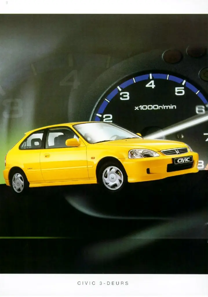 1999年，你能买到的本田汽车？（荷兰）。