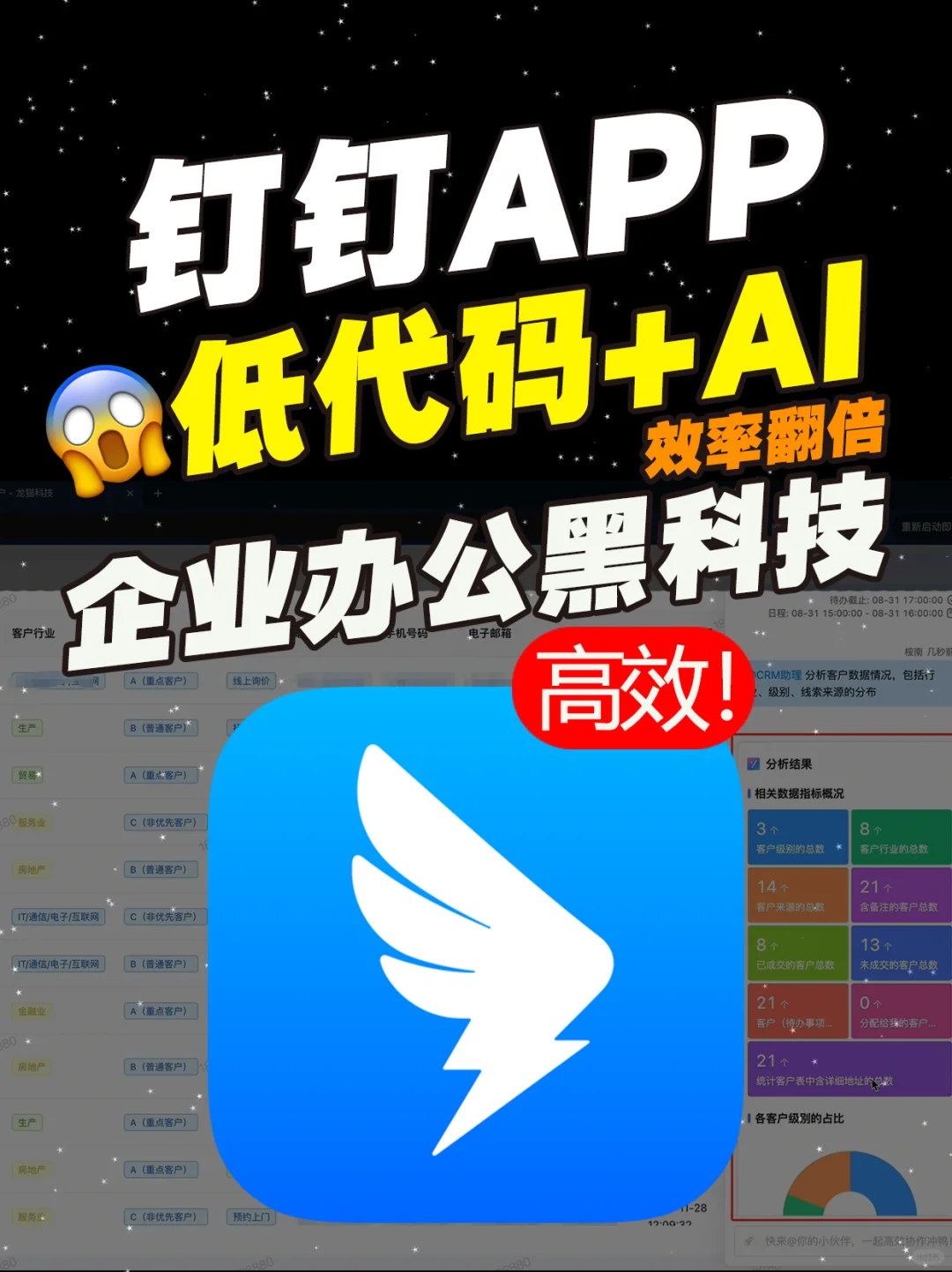 ‼️钉钉低代码，这才是企业真正的整活神器！