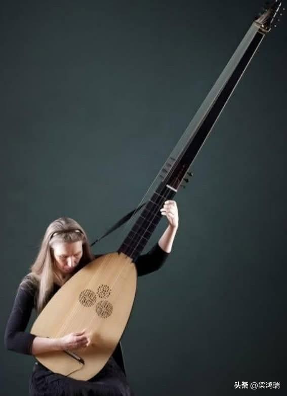 特奥博琴，一种大型弦乐器，属于鲁特琴家族。它起源于意大利，主要用于16至18世纪