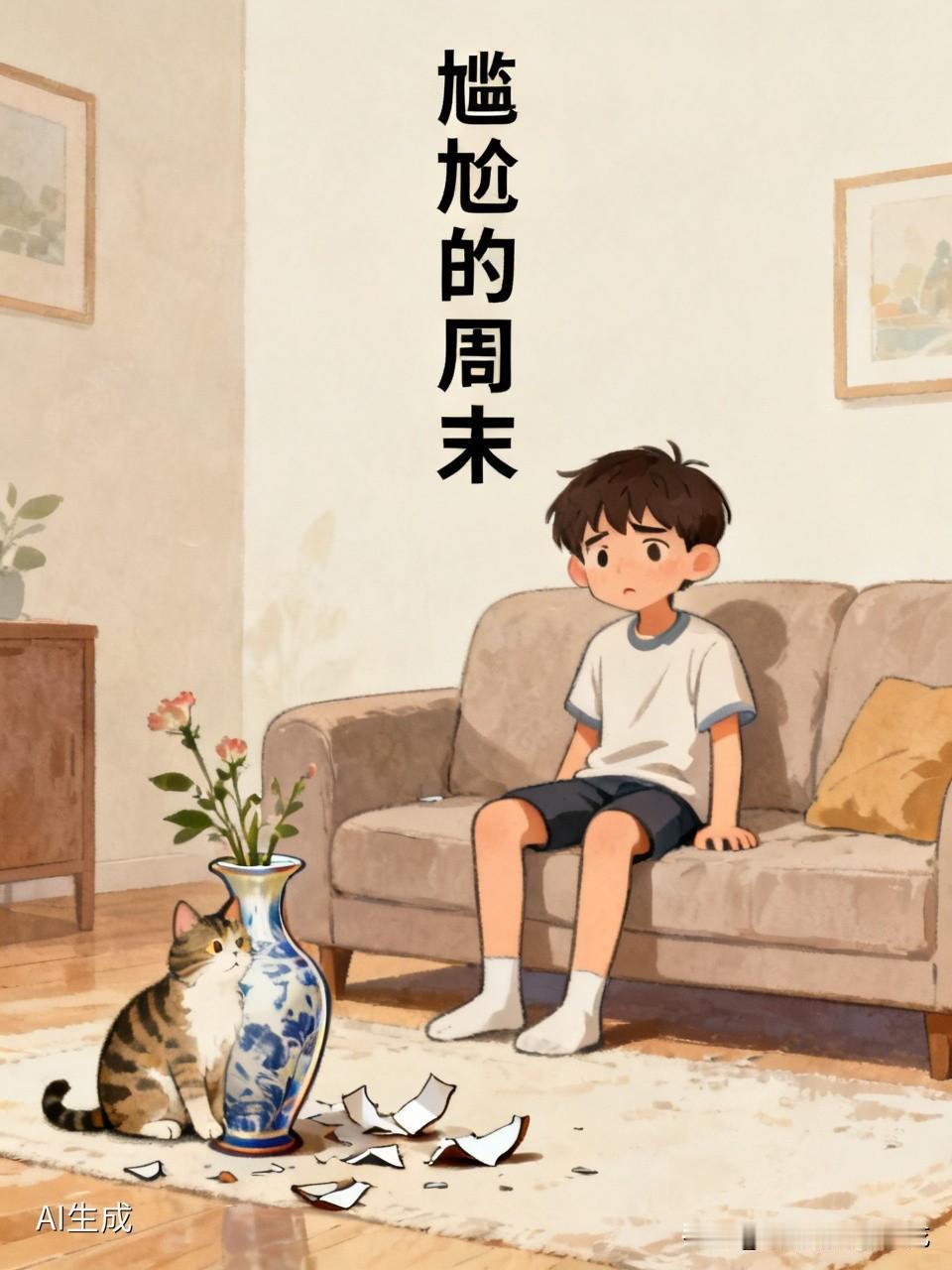 上个周末，侄儿来我家小住了两天，这两天让他遇见了一件着实尴尬的事。
老弟他们夫妻