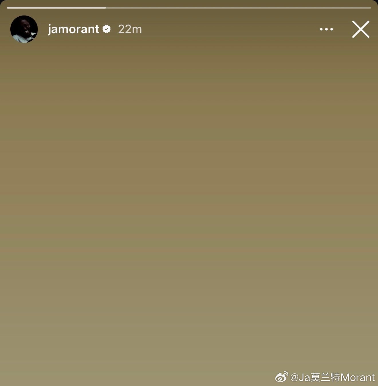 莫兰特更新ins story，但不知道这是什么意思。莫兰特nba