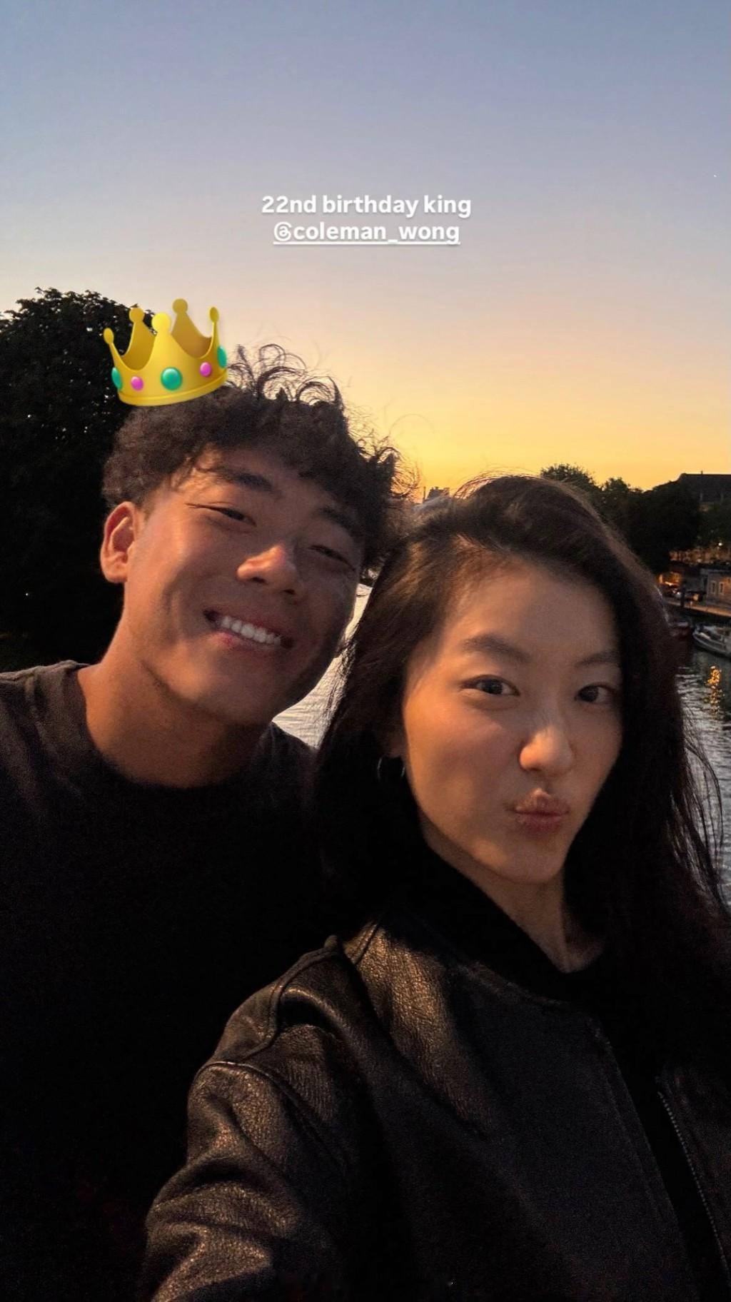 星岛：陈康堤首发恋爱短片为男友黄泽林庆生，网球一哥巧用陈奕迅金曲，被网友调侃实施