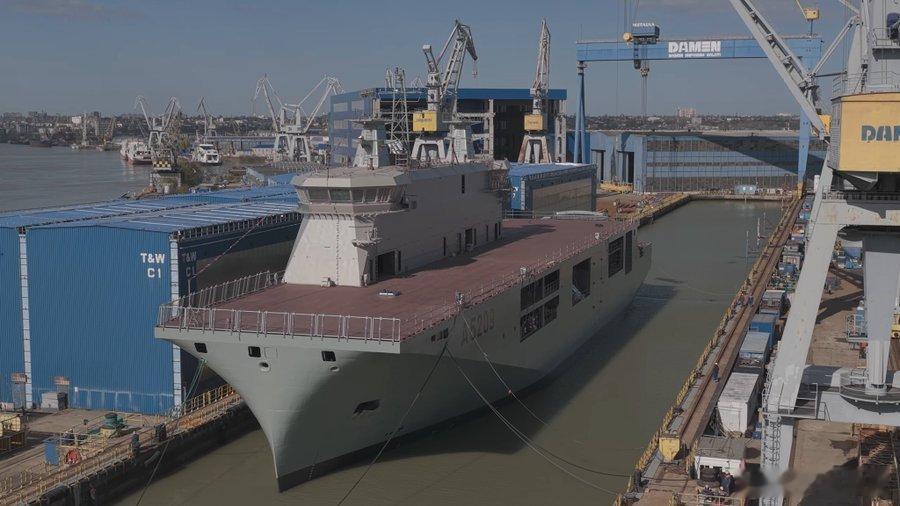 罗马尼亚为葡萄牙海军建造的欧洲首艘无人机航空母舰“若昂二世号”（Dom João