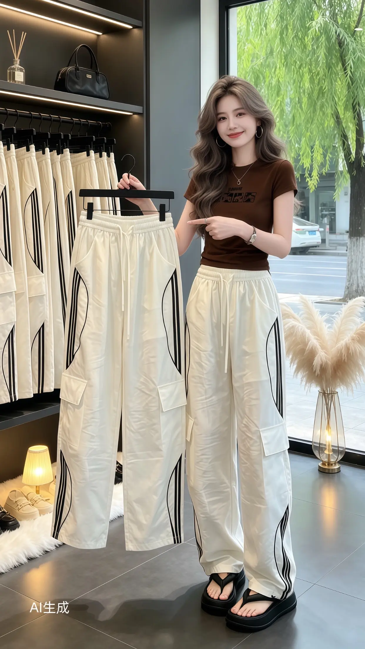 高颜值炸街女工装裤 工装裤穿搭魅力 减龄百搭工装裤 百搭神裤 夏季穿搭