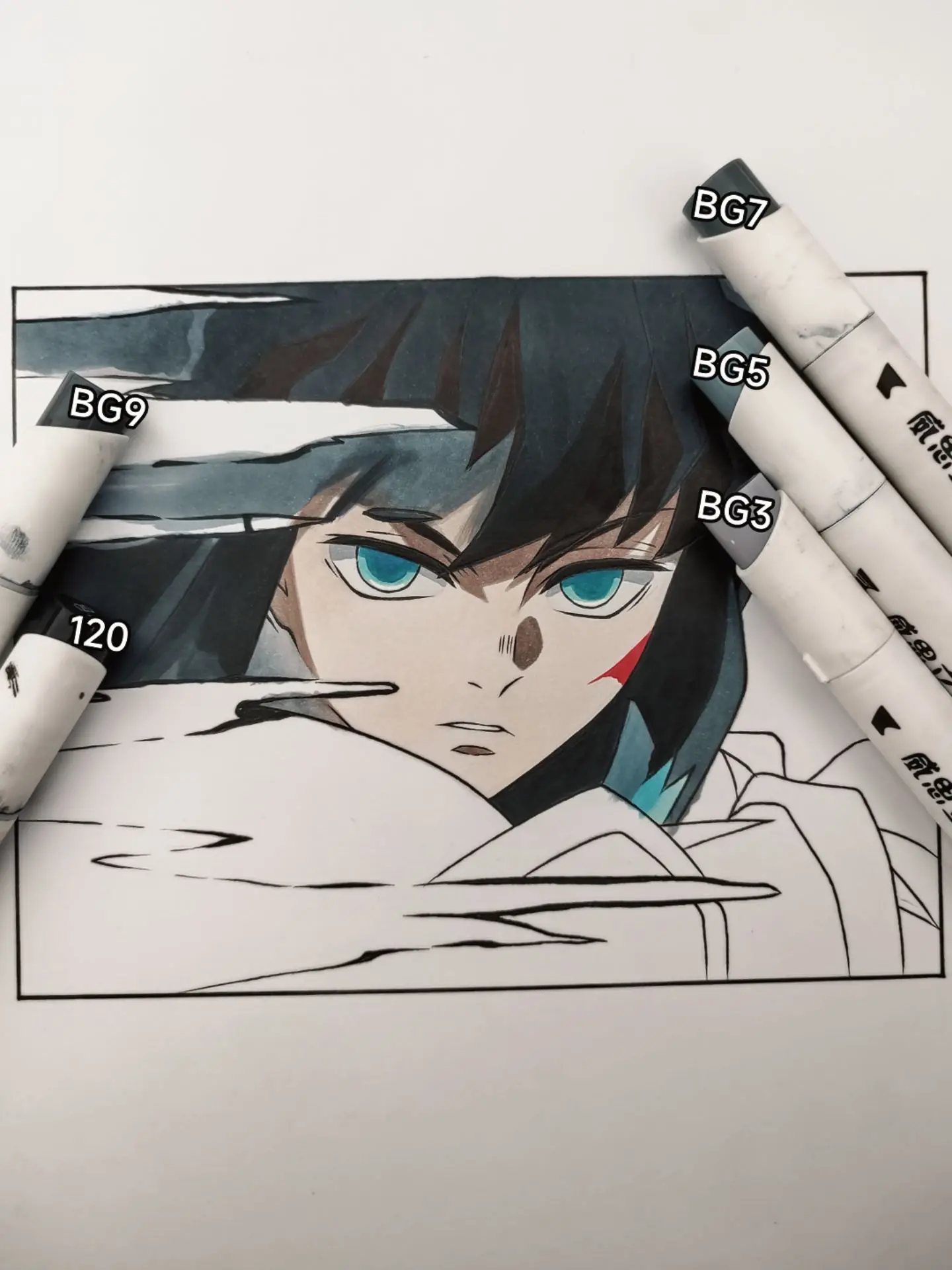 单杀玉壶 战绩可查. 马克笔手绘绘画工具：威思立一代马克笔