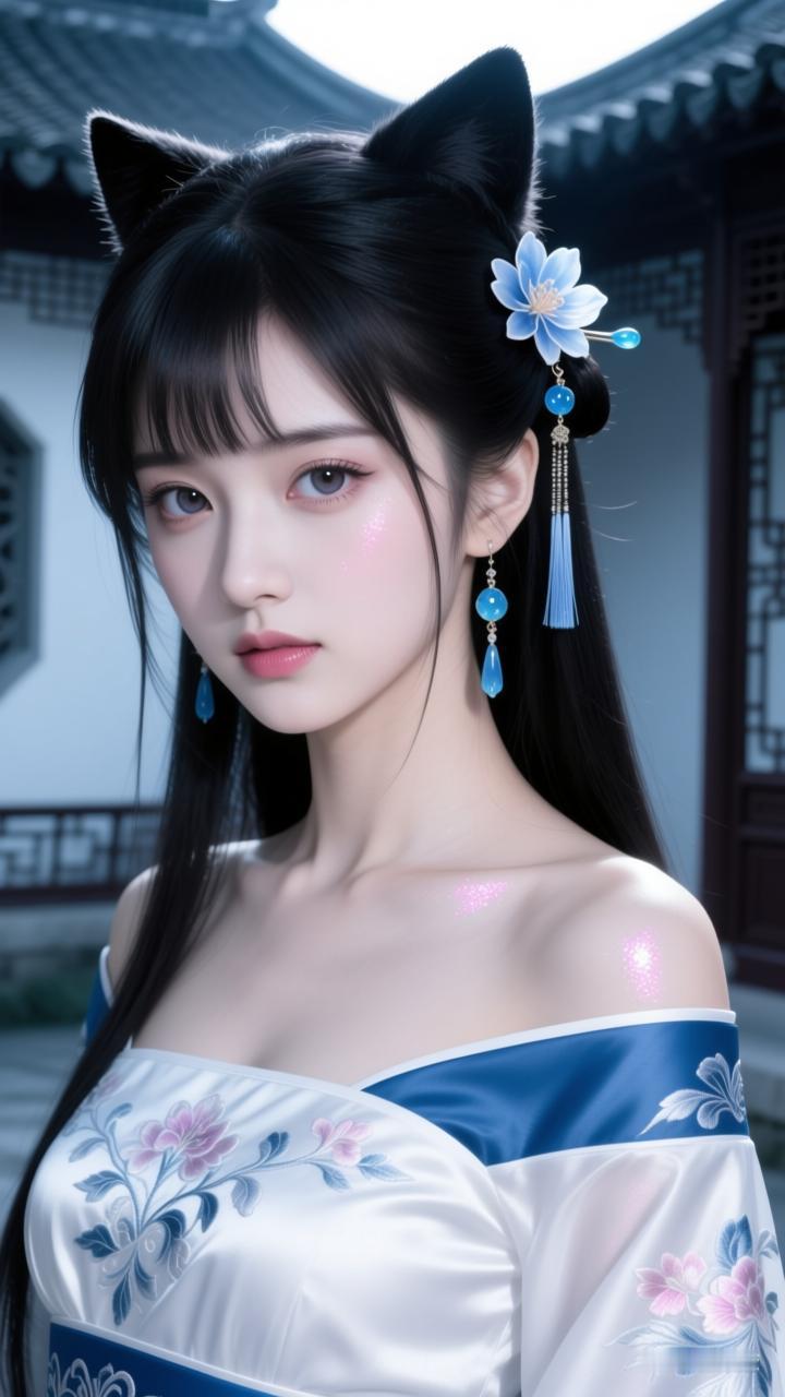 什么样的穿搭可以成为气质女神? 猫耳少女穿越时空，古风美少女惊艳亮相！