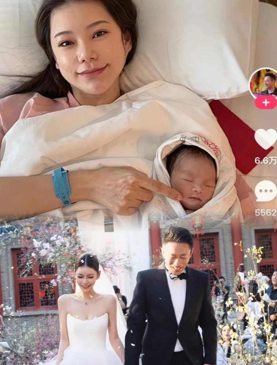 马筱梅晒新生儿子正脸照。

汪小菲马筱梅大方晒娃，眉眼间掩不住笑意，从前的他，恨