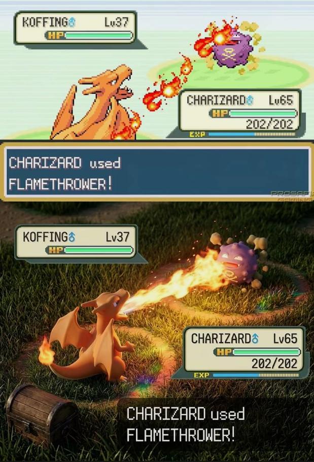 玩家尝试用AI重制宝可梦！这画面和光影感觉还是挺不错的呀！大家喜欢不？