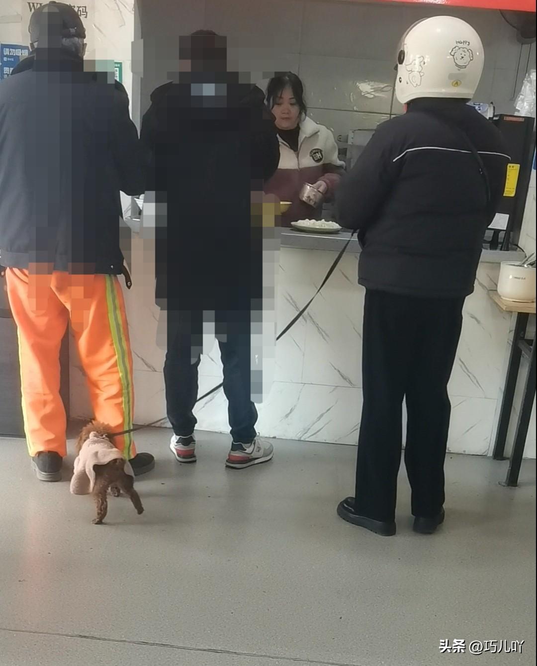 找个窝囊老爷们真不行，我就是顺手把包子铺里带狗的大妈录了一段，他就和我吹鼻子瞪眼