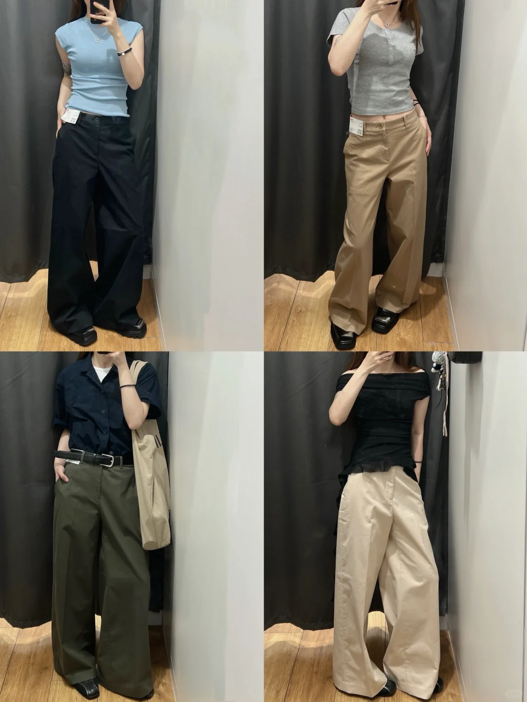 优衣库穿搭合集4套不费力穿搭！