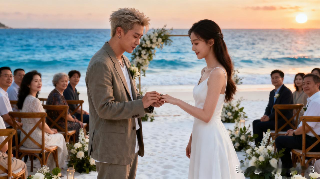 黄子韬和徐艺洋的爱情修成正果啦！两人在三亚举办了一场简单又温馨的婚礼，现场只请了
