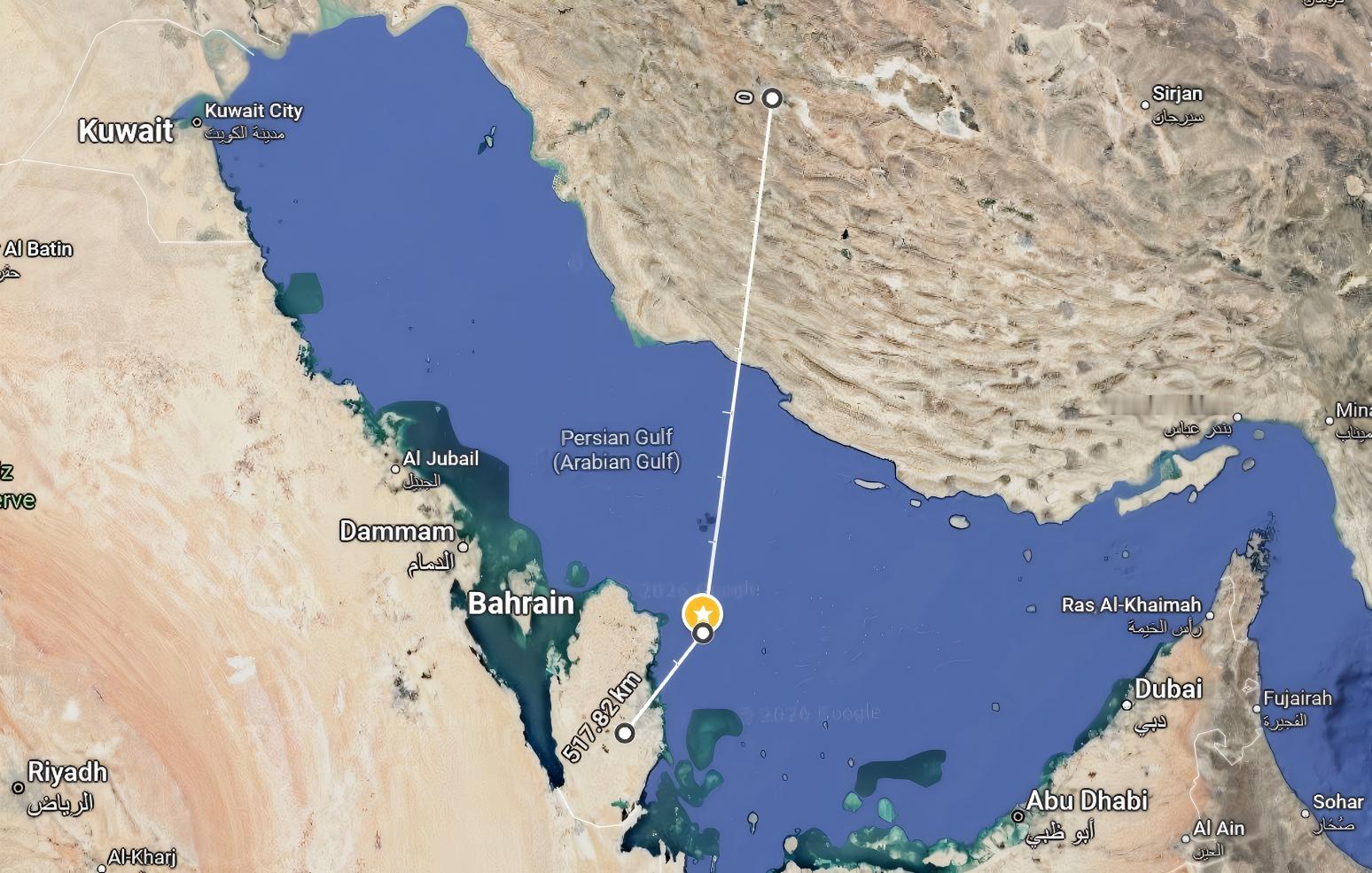 关于战争初期那次空战，卡塔尔公布的伊朗Su-24MK雷达航迹图还是很有用的，足够