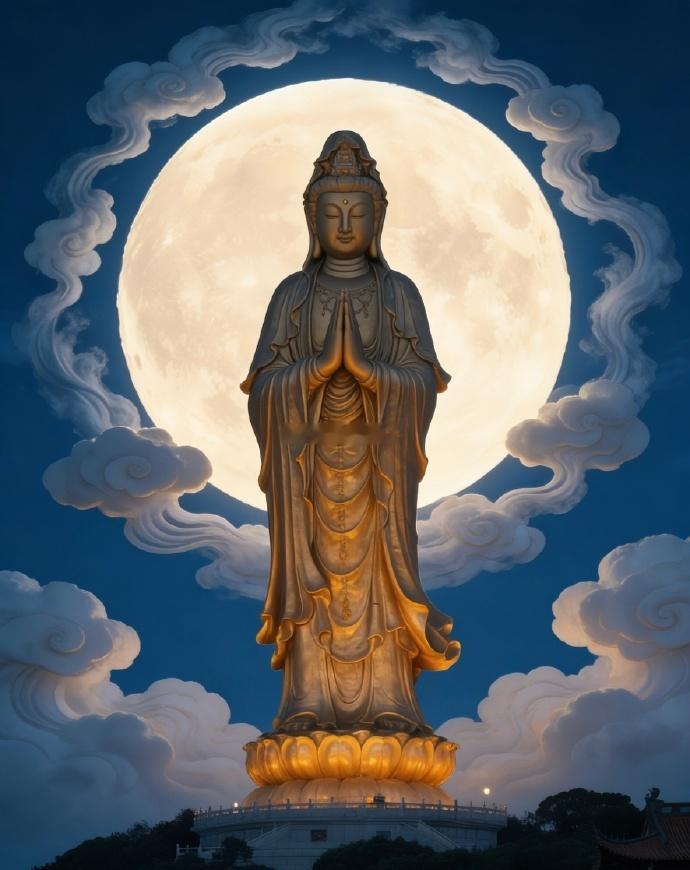 菩萨说了，接下来你会有贵人相助，步步高升 