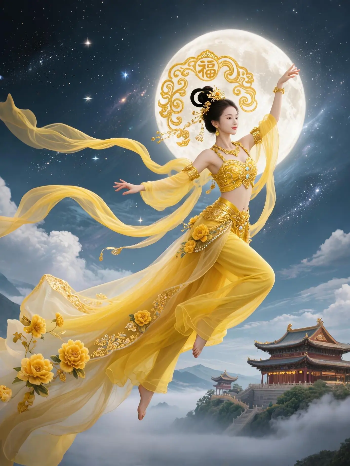 AI飞天古风写真 ai创作