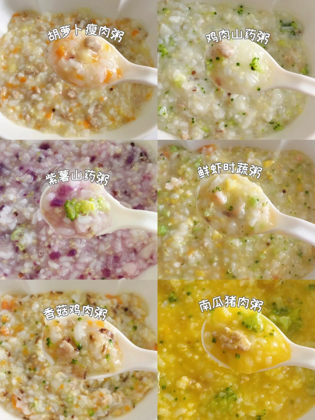 8M+宝宝辅食｜一周粥类不重样｜营养好消化