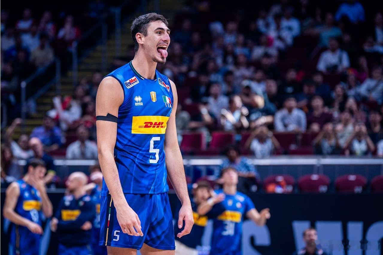 2025男排世锦赛 8进4第一场，60场：🇮🇹意大利3-0比利时🇧🇪（+