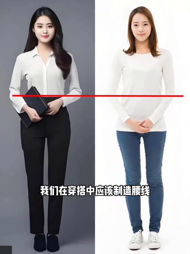 穿搭中如何制造腰线？有更好的身材比例。
昨天讲了在穿搭中应该制造腰线，今天讲应该