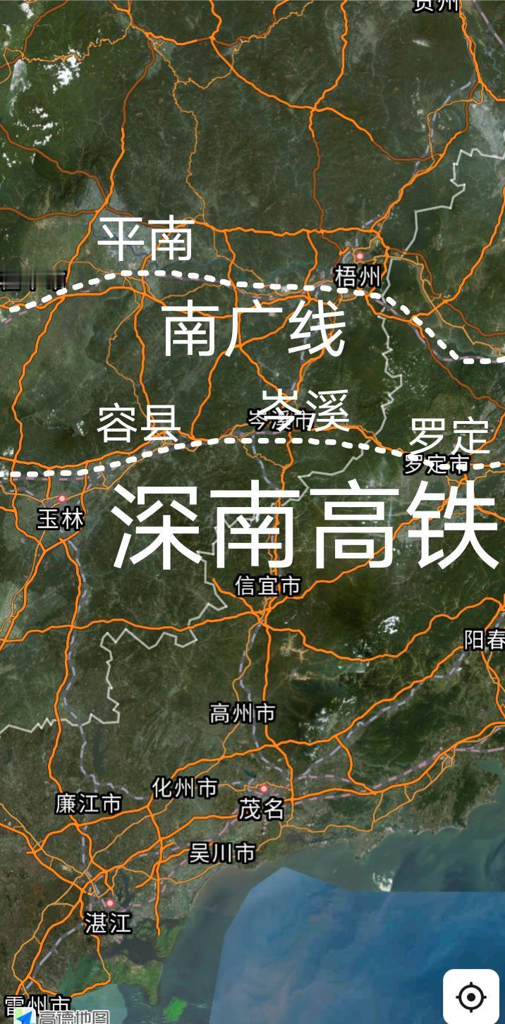 好消息，深圳至南宁时速350公里的深南高铁玉林至梧州岑溪段“四电工程”已全线送电