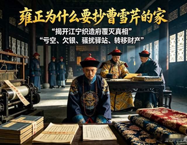 雍正为什么要抄曹雪芹的家，揭开江宁织造府覆灭真相？