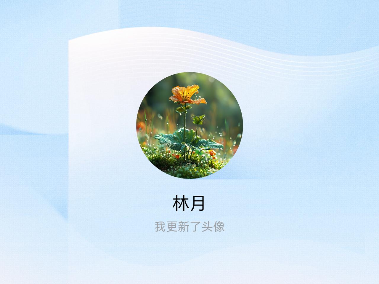 快来看看我新换的头像吧