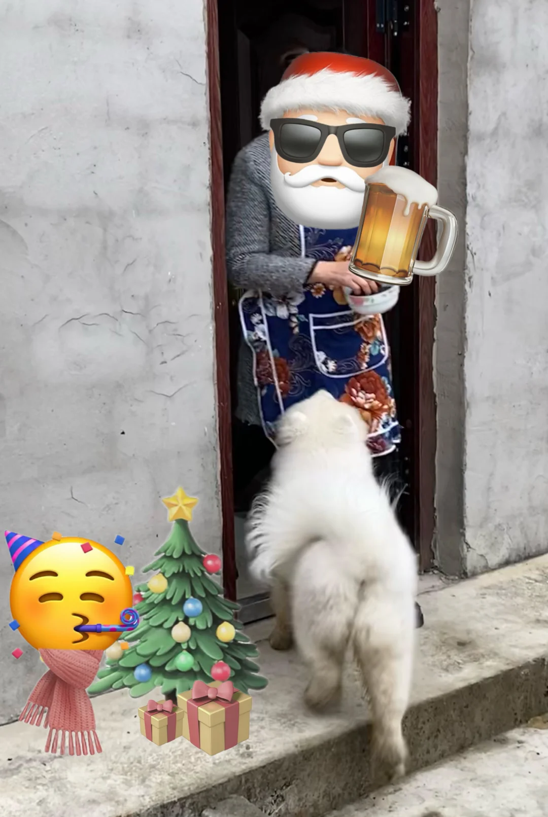 小狗我呀 今天玩了泥巴哟 开心