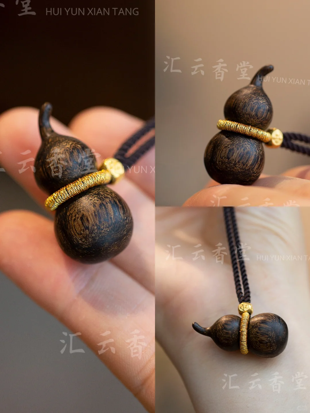 王嘉尔同款|沉香福禄葫芦吊坠