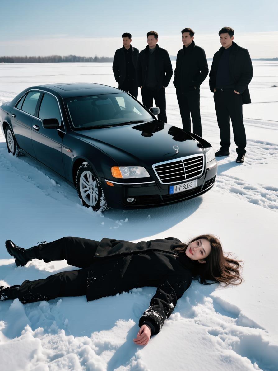 随变ai随便玩 AI雪地落魄随拍 颜值随拍 胶片定格的一瞬间 写真花絮vlog