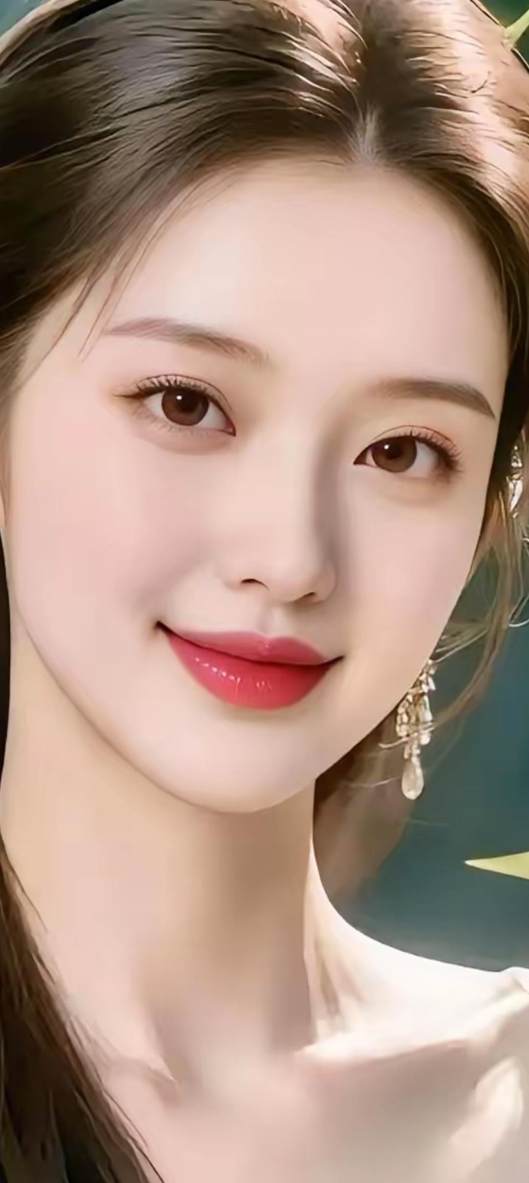 温柔甜美的微笑，如春风般温暖你的心！🌸💖