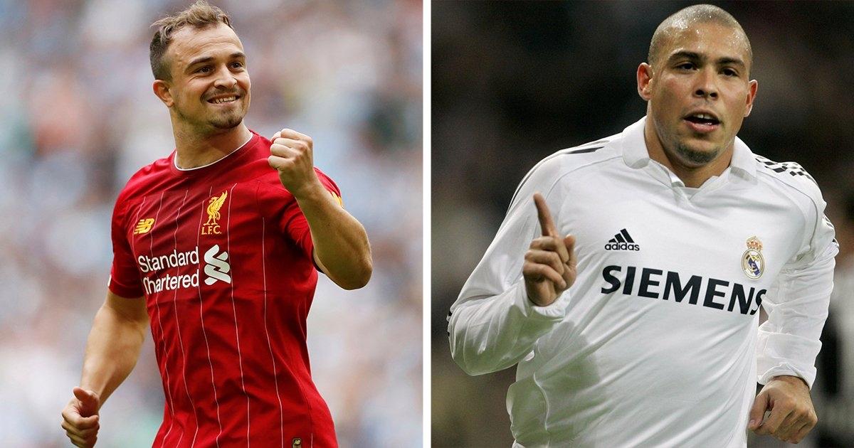 那是一件假球衣，却是我人生最快乐的一天。

沙奇里回忆童年——

“罗纳尔多是我