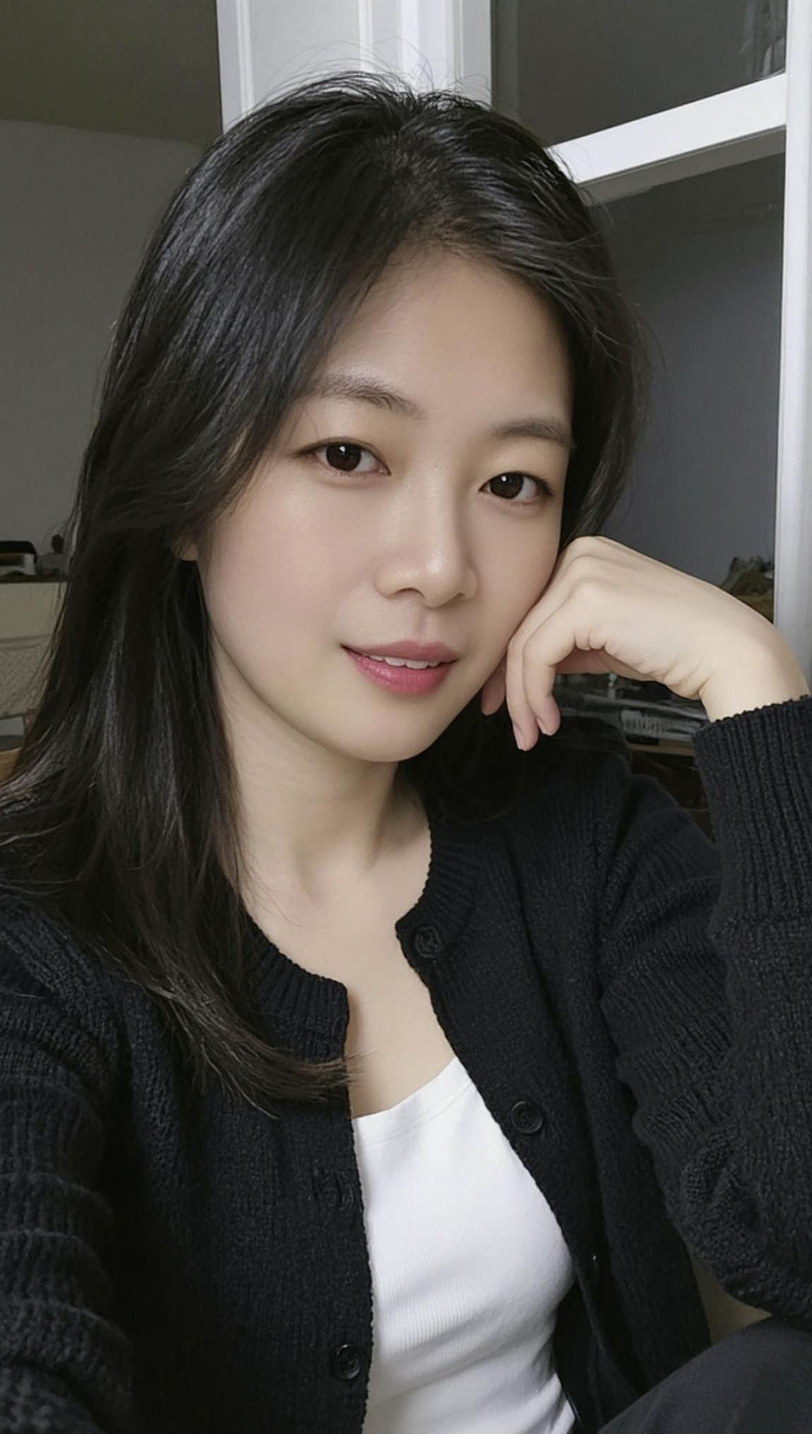 AI日常自拍照 甜系女孩 清纯甜美休闲减龄穿搭治愈系