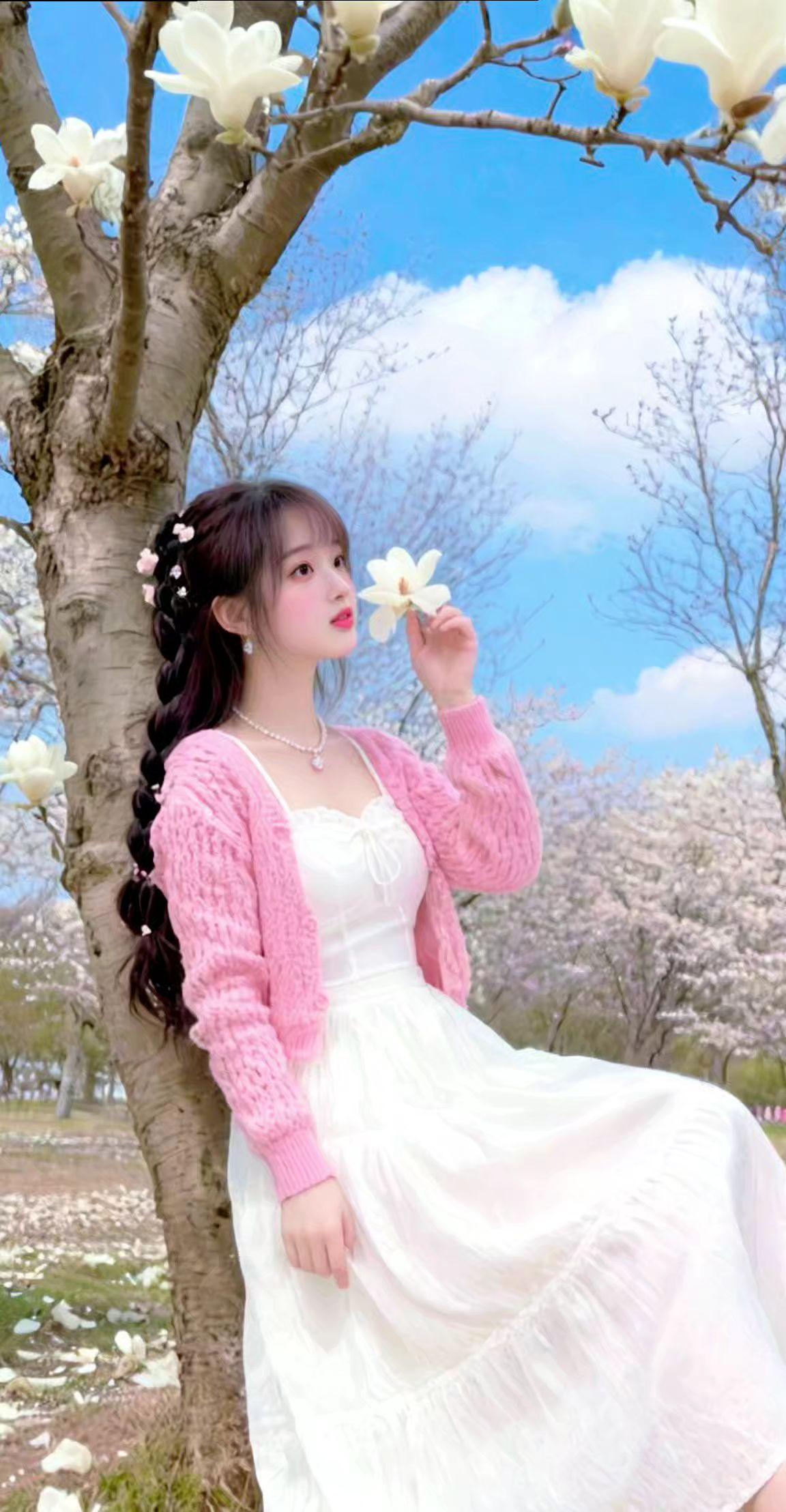 明明是春天把浪漫都揉进了她眼里玉兰花开的春天 春日限定心动
