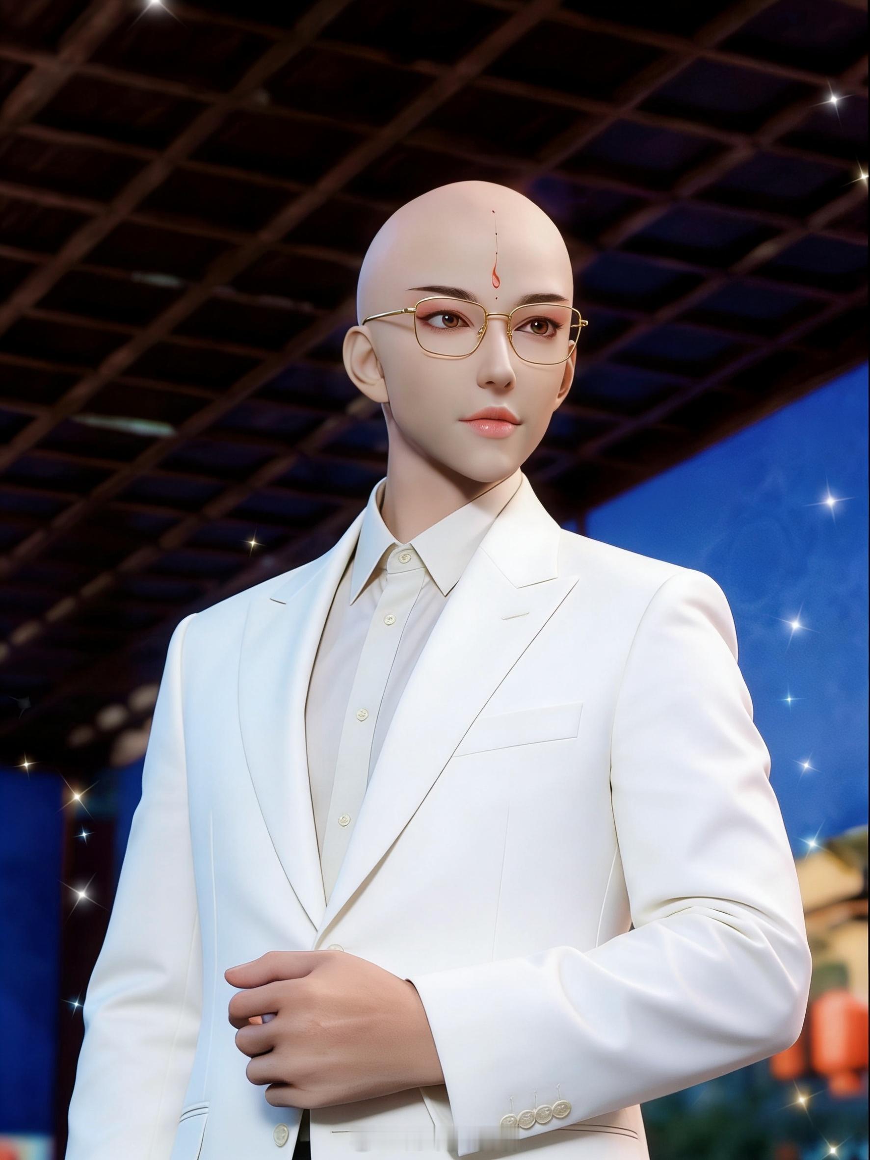 少年歌行少年歌行七周年少年歌行次元新星计划 第九天，给无心设计一套白西装+金丝眼