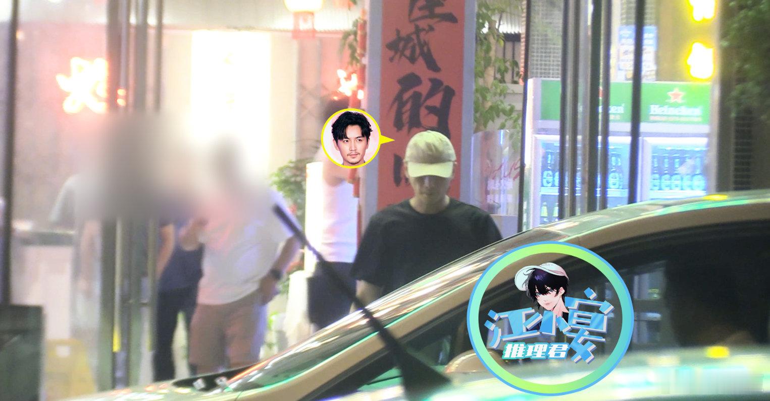 #江小宴说陈晓事业家庭都不如意# 狗仔江小宴拍到陈晓聚餐后压低帽檐出门，还感叹陈